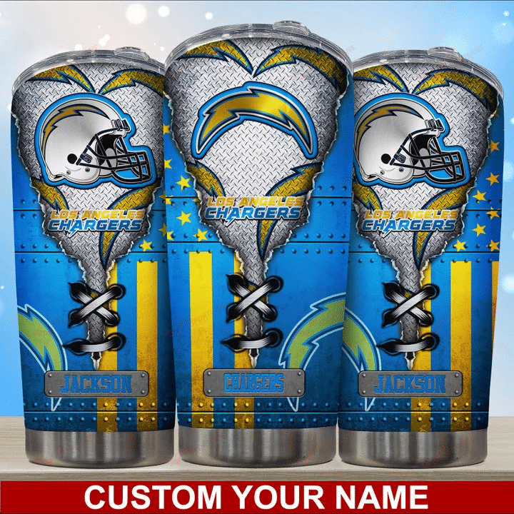 Los Angeles Chargers Tumbler Side