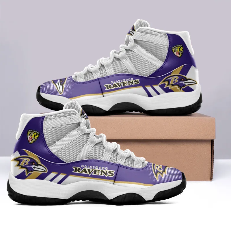 Baltimore Ravens AJD11 Sneakers - Side View