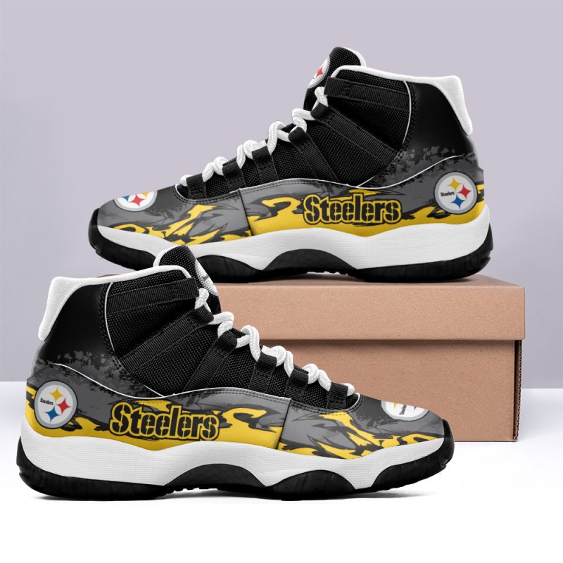 Pittsburgh Steelers AJD11 Sneakers Back View