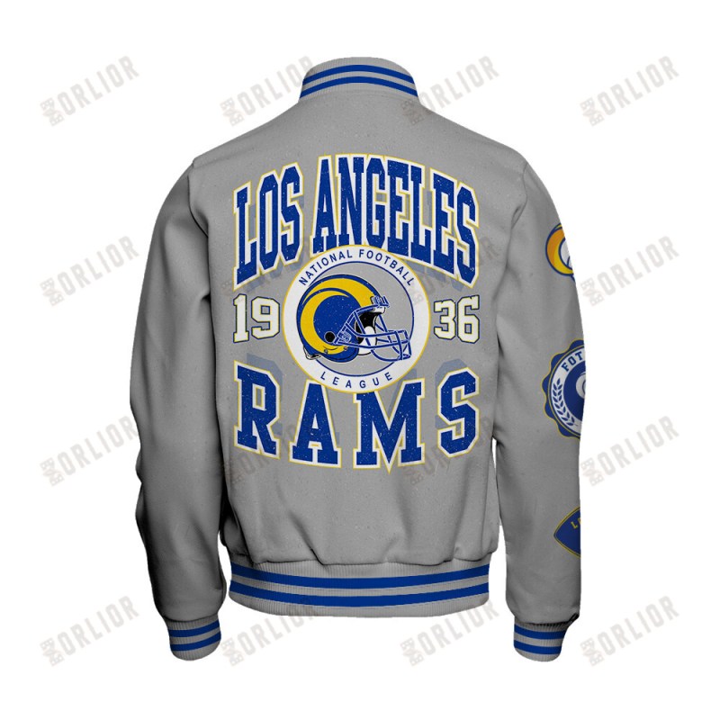 Los Angeles Rams Varsity Jacket 3