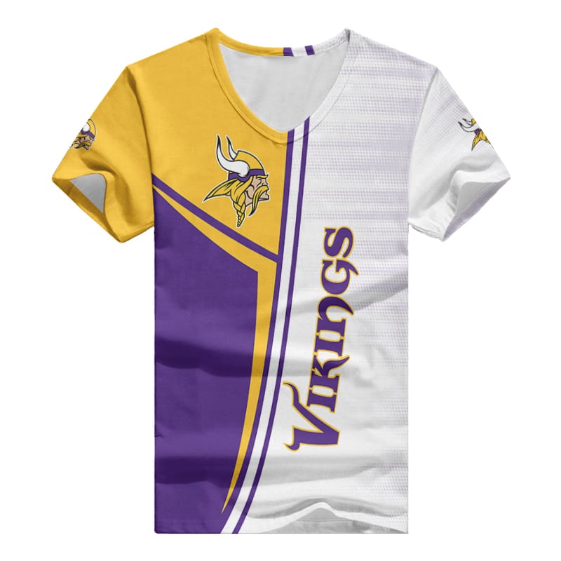 Comfortable V-neck T-shirt for Football Fans