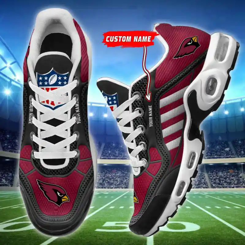 Arizona Cardinals Sneakers in Black and White