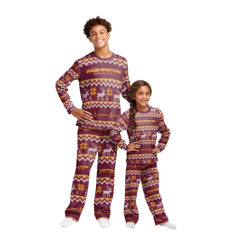 Washington Commanders Family Pajamas 4