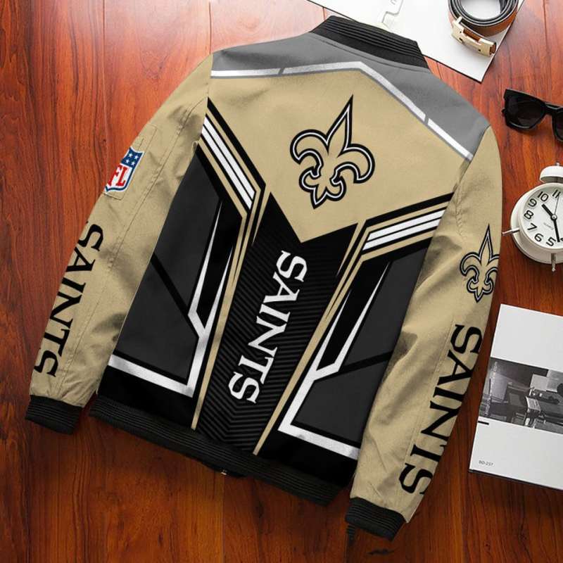 Stylish New Orleans Saints Bomber Jacket