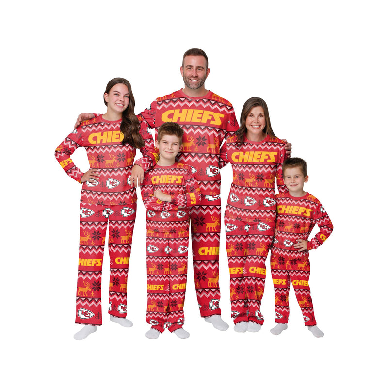 Kansas City Chiefs Family Holiday Pajamas