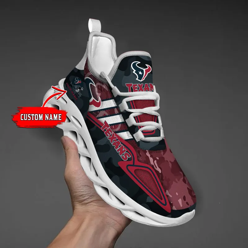 Houston Texans Personalized Yezy Running Sneakers