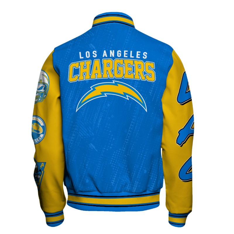 Los Angeles Chargers Varsity Jacket Detail