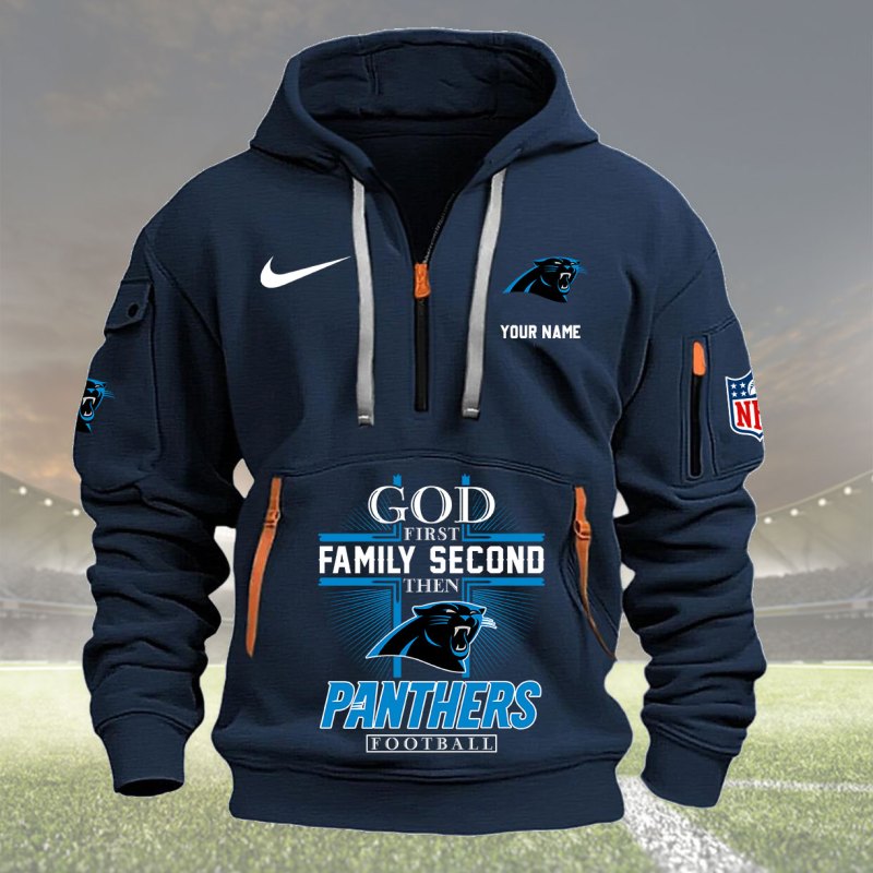 Navy Carolina Panthers Hoodie