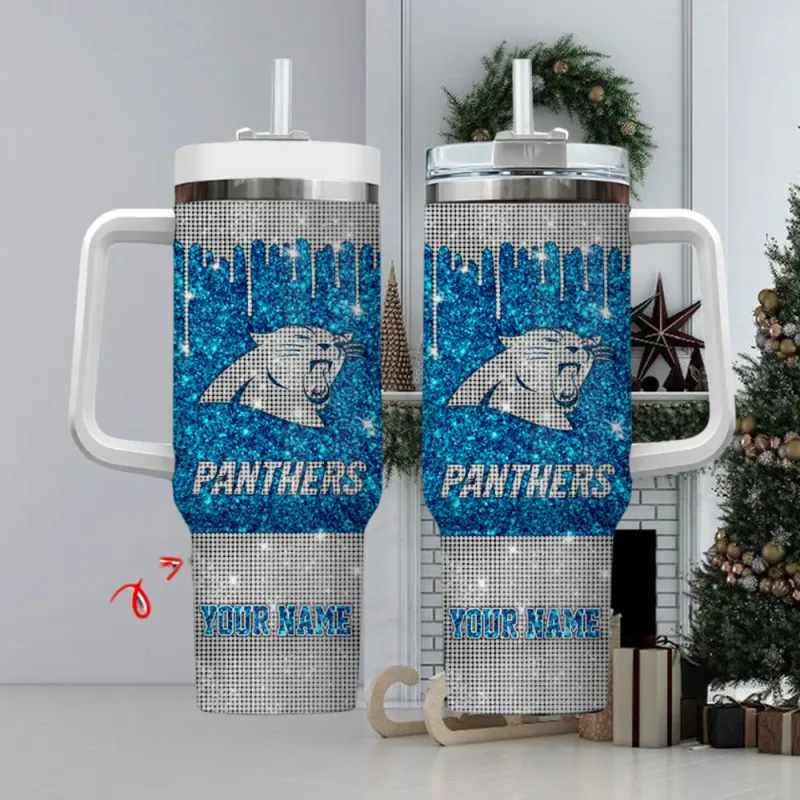 Carolina Panthers Personalized 40oz Stanley Tumbler