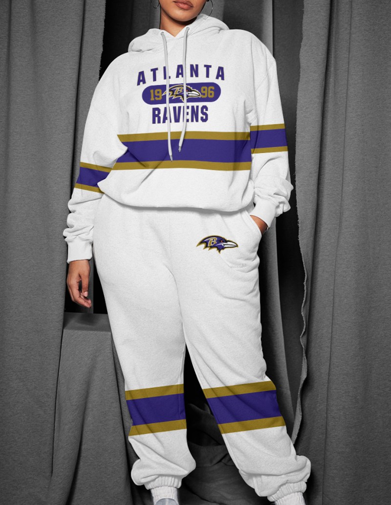 Baltimore Ravens Combo Pullover Hoodie and Sweatpants