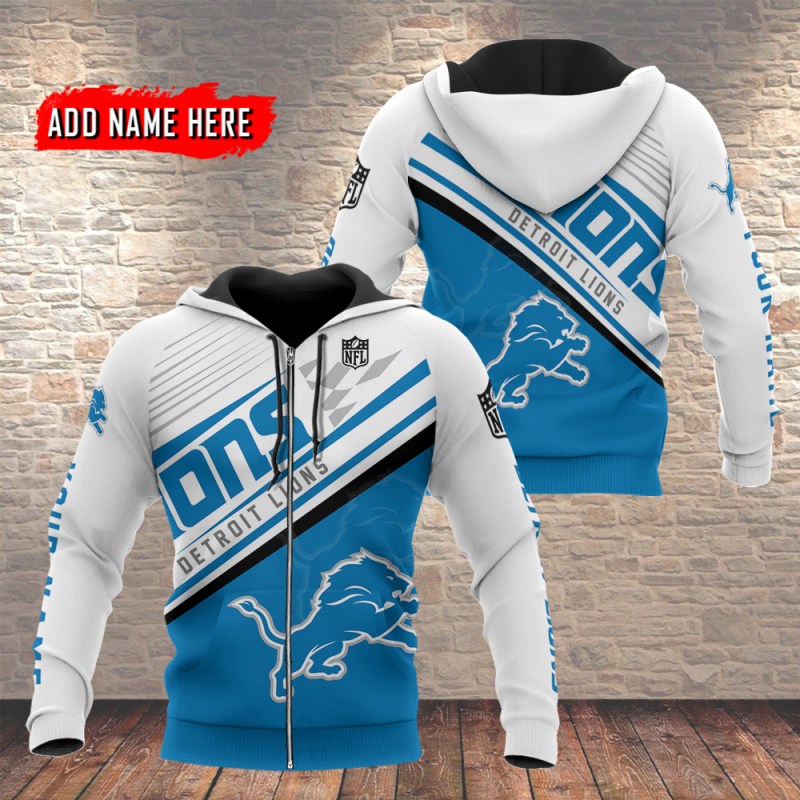Detroit Lions Hoodie Back View