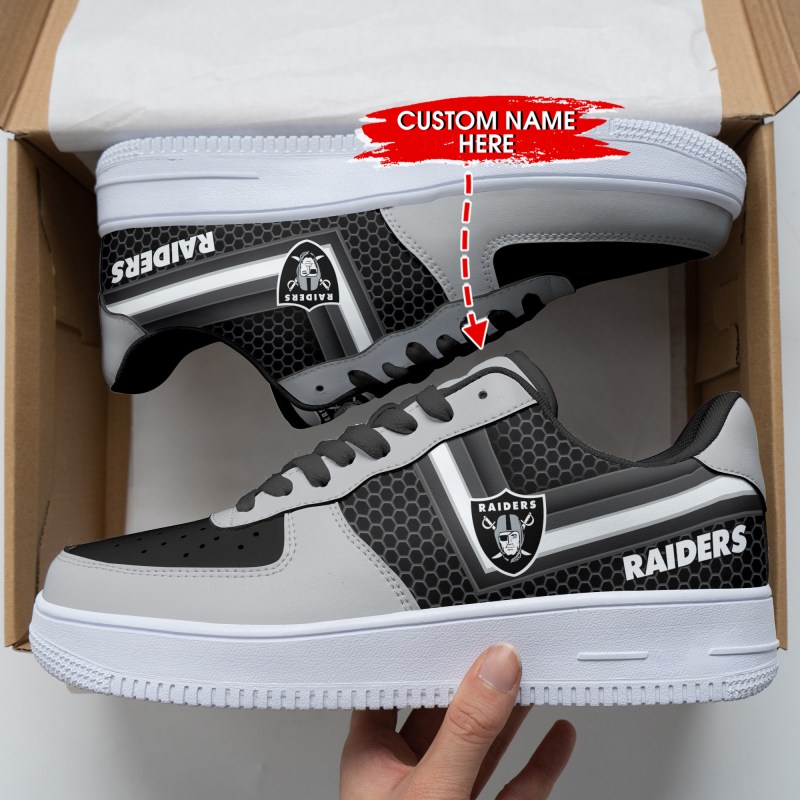 Las Vegas Raiders Personalized AF1 Shoes