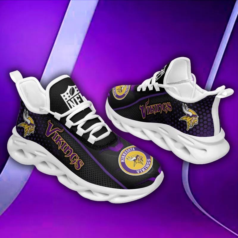 Minnesota Vikings Yezy Running Sneakers Lifestyle