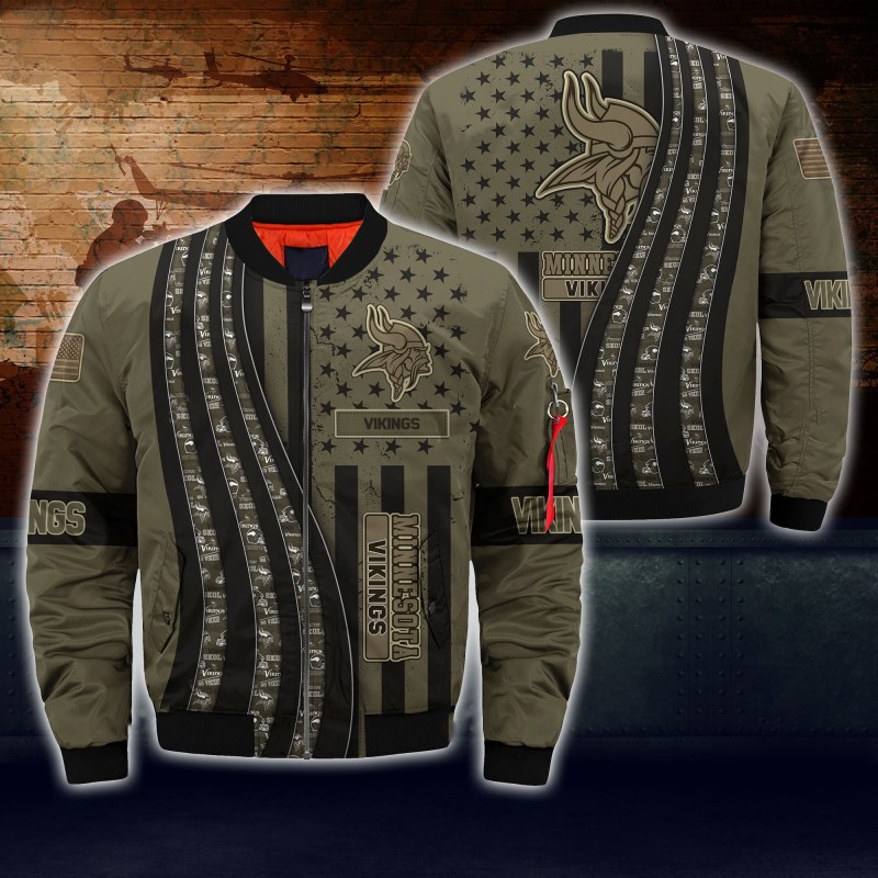 Minnesota Vikings Thick Bomber Jacket