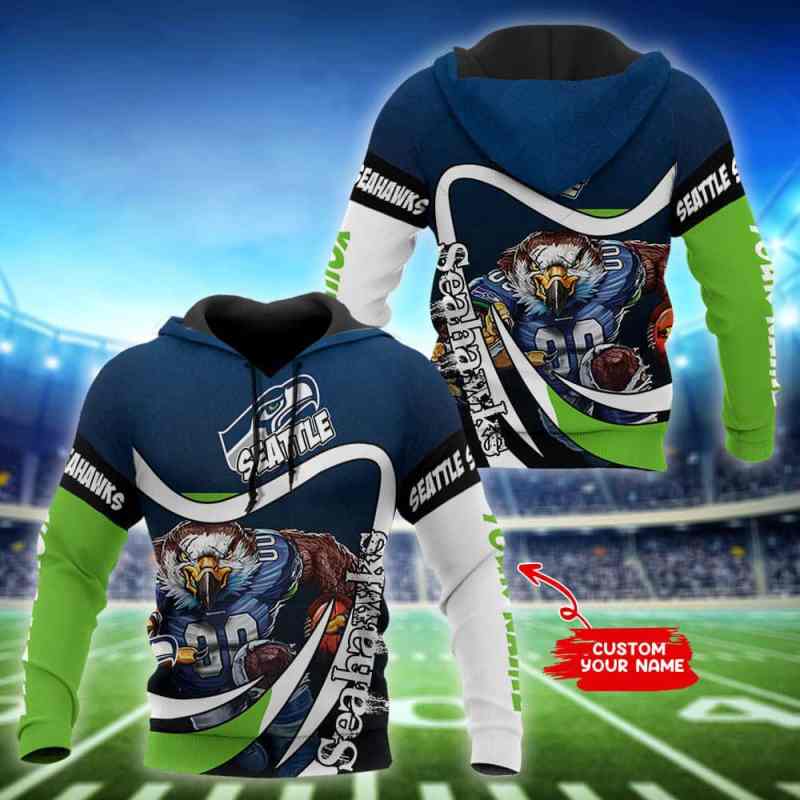 Seattle Seahawks Personalized Hoodie