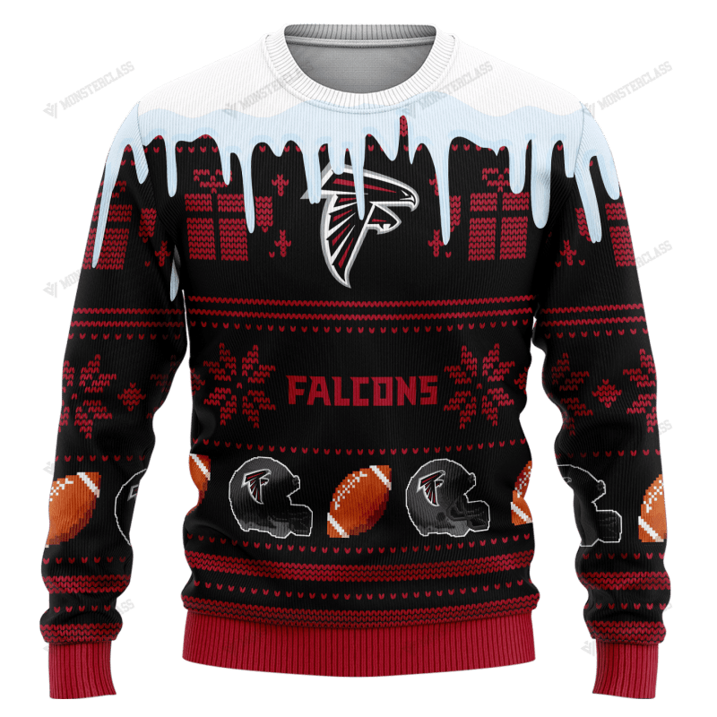 Atlanta Falcons Woolen Sweater Side