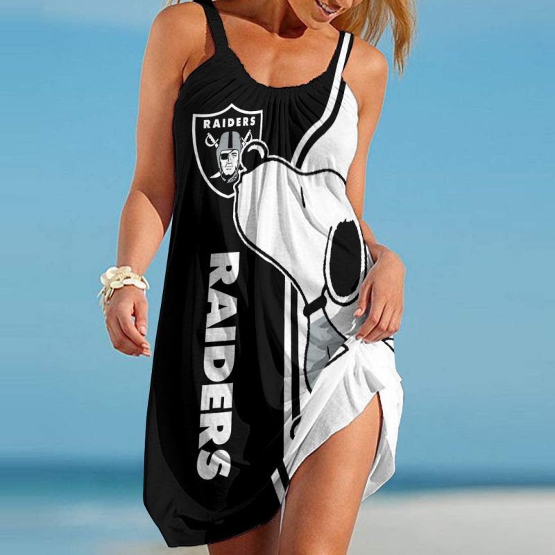 Las Vegas Raiders Beach Dress Image 1