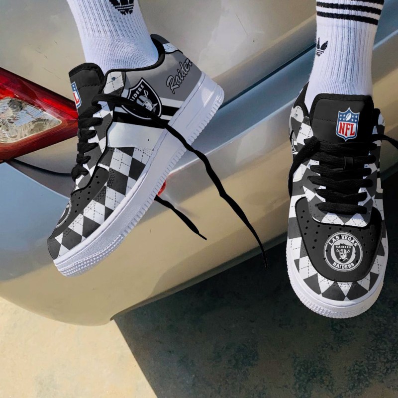 Las Vegas Raiders AF1 Shoes Main View