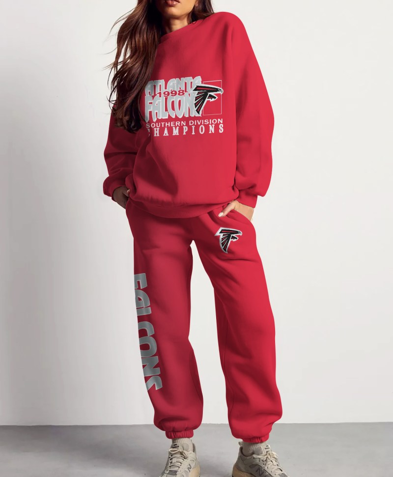 Atlanta Falcons Combo 3D Sweatsuit and Sweatpants