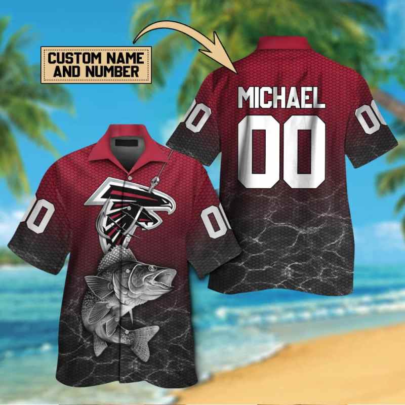 Sizing Chart for Atlanta Falcons Button Shirt