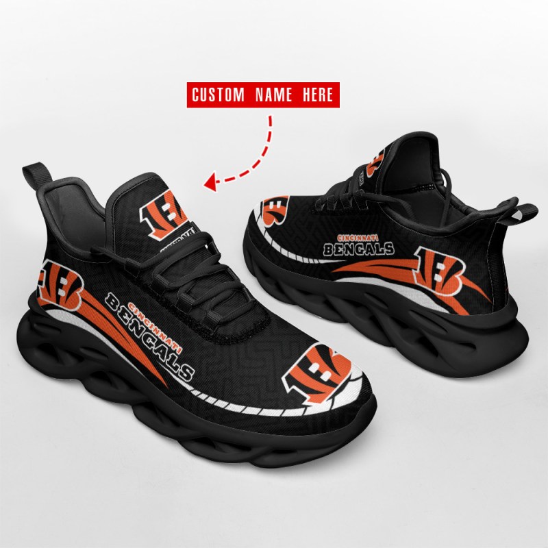 Cincinnati Bengals Personalized Sneakers Design
