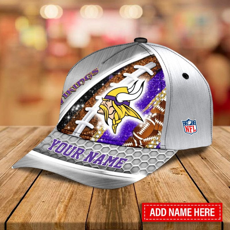 Minnesota Vikings Personalized Classic Cap