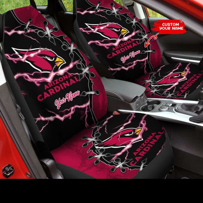 Arizona Cardinals Personalized Car Seat Covers