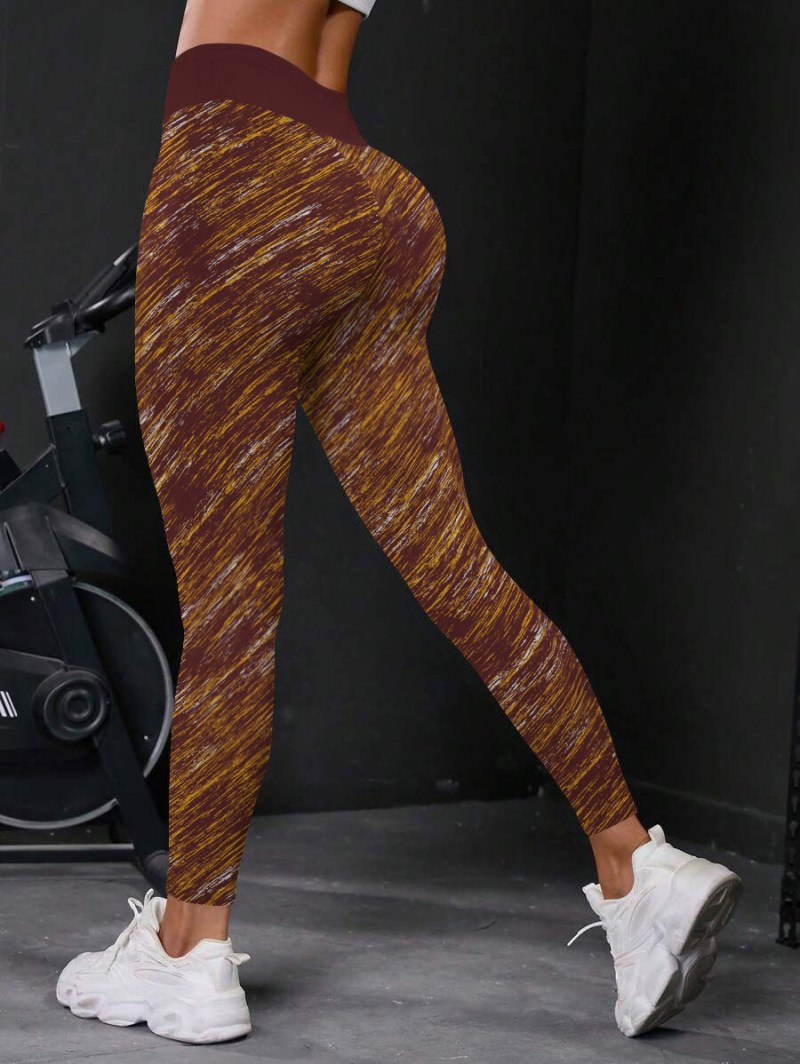 High Waist Push Up Leggings for NFL Fans