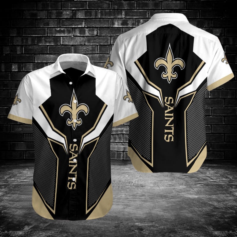 New Orleans Saints Button Shirt Sizing Chart