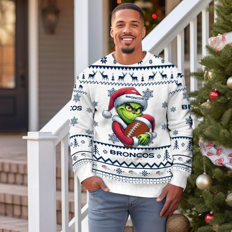 Denver Broncos Ugly Christmas Sweater
