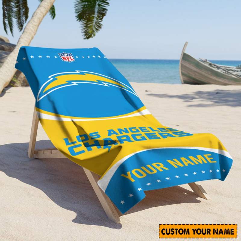Los Angeles Chargers Beach Towel