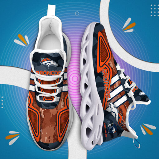 Denver Broncos Personalized Yezy Running Sneakers 5