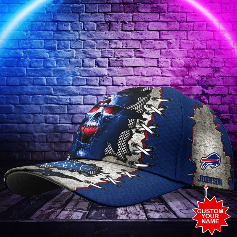 Buffalo Bills Personalized Classic Cap - Side View