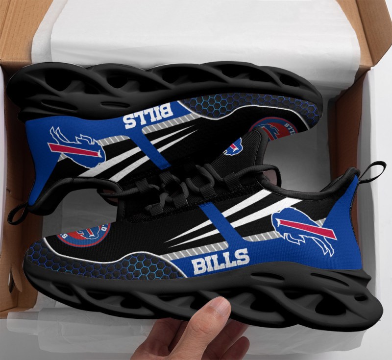 Buffalo Bills Yezy Running Sneakers Top View