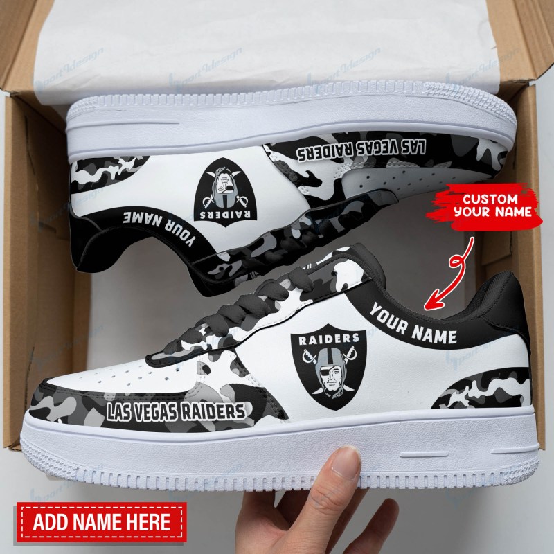 Las Vegas Raiders Personalized AF1 Shoes