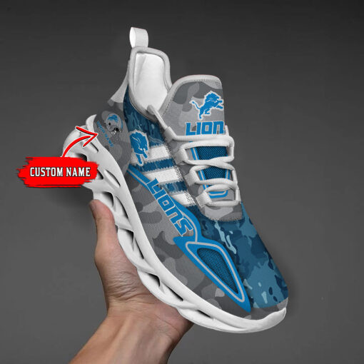 Detroit Lions Personalized Yezy Running Sneakers