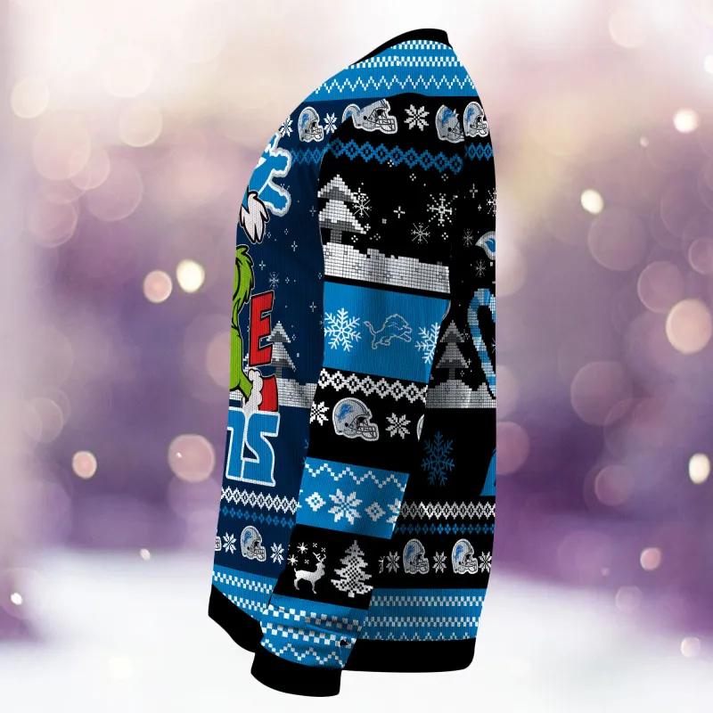Detroit Lions Ugly Christmas Sweater Image 4