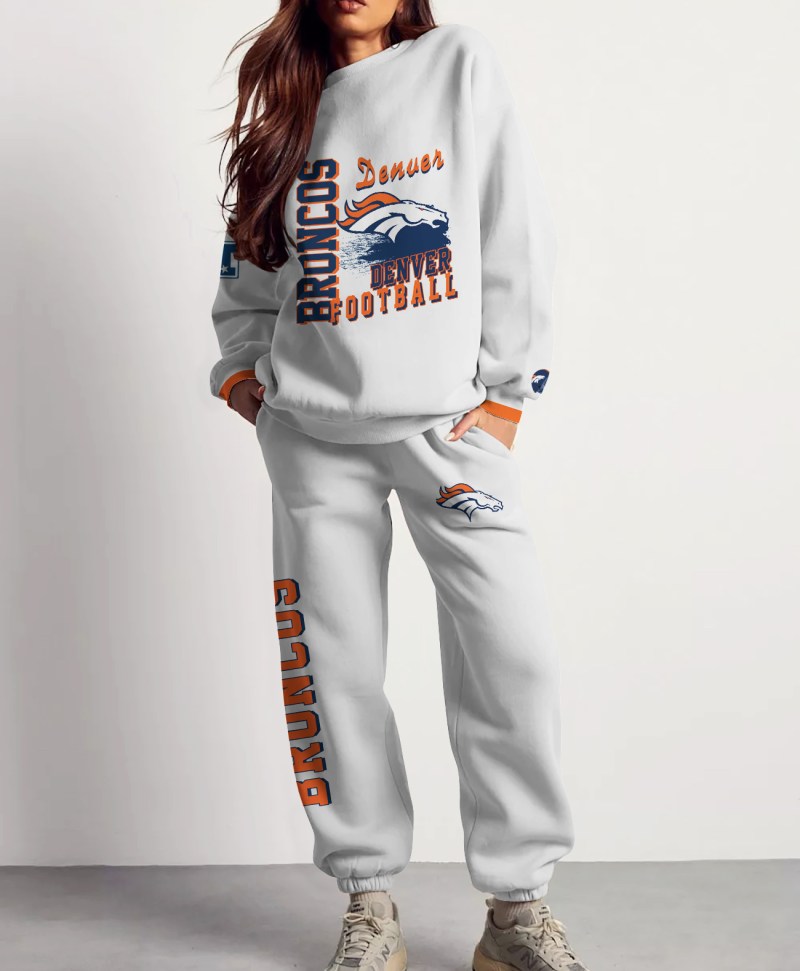Denver Broncos Combo 3D Sweatsuit