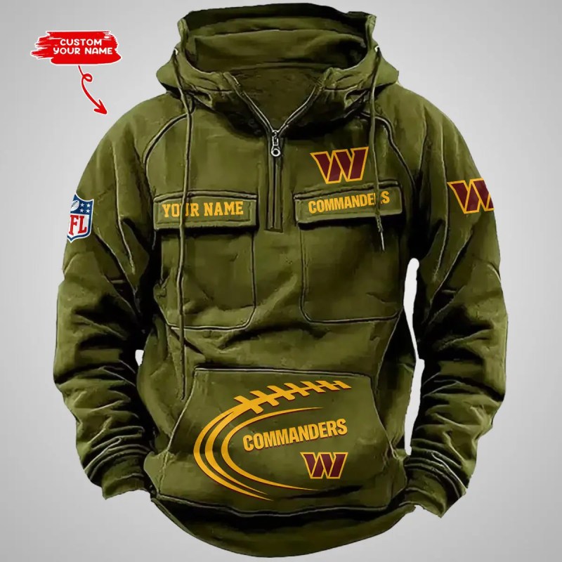 Washington Commanders Hoodie Side View
