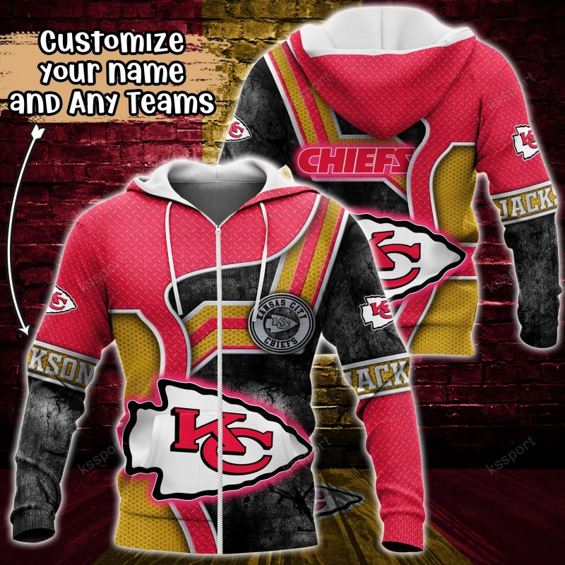 Kansas City Chiefs Personalized Hoodie