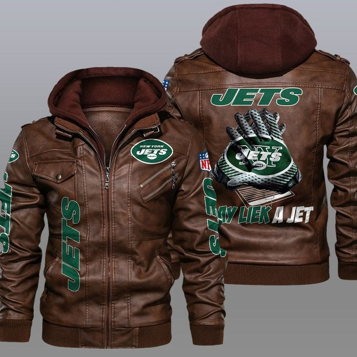 New York Jets Leather Jacket