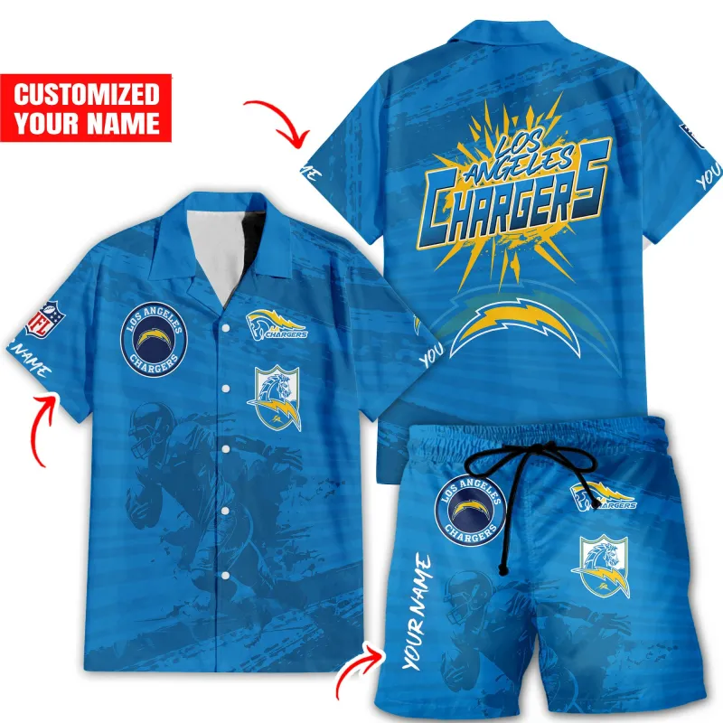 Los Angeles Chargers Hawaiian Shirt