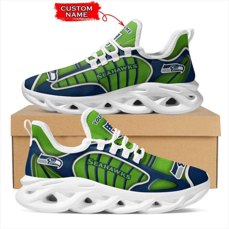 Seattle Seahawks Personalized Sneakers