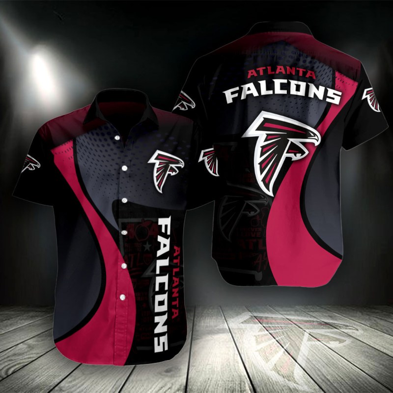 Sizing chart for Atlanta Falcons Button Shirt BG933