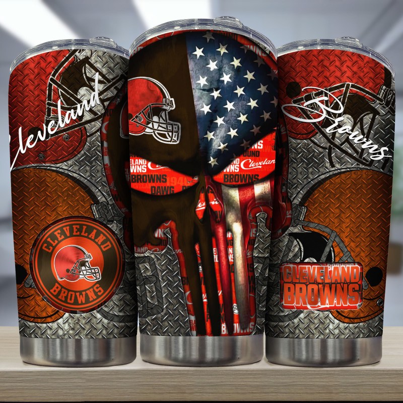 Cleveland Browns Tumbler Image 2