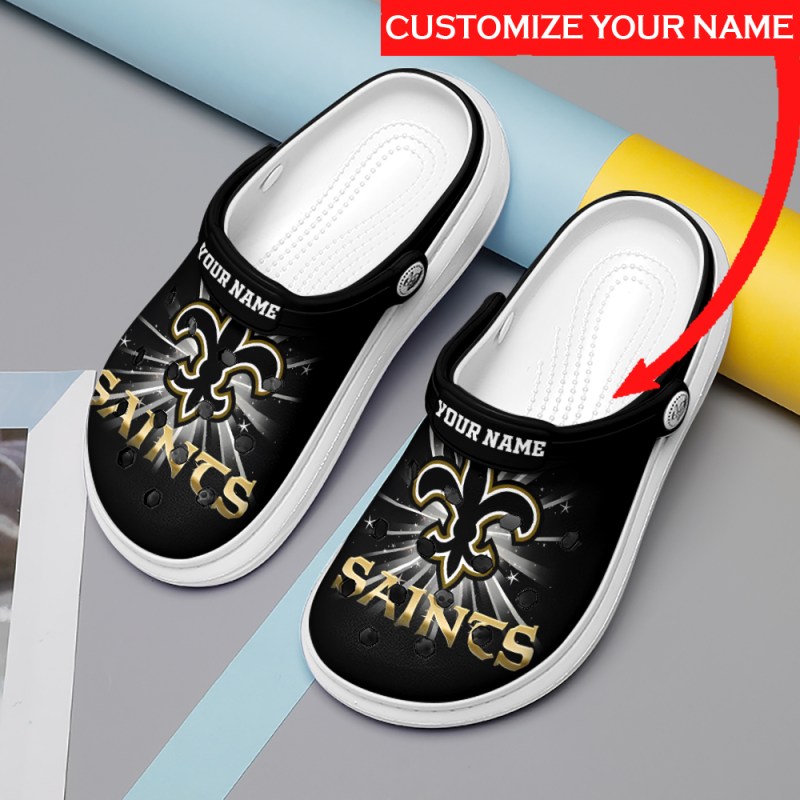 New Orleans Saints Personalized Limited Clogs - Comfort and Style