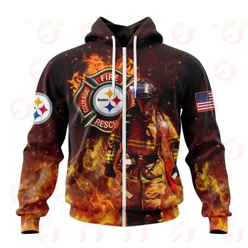 All Over Printed Pittsburgh Steelers Hoodie