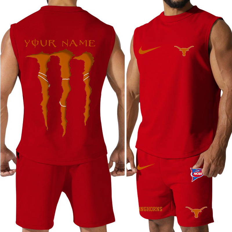 Texas Longhorns Tank Top and Shorts 3