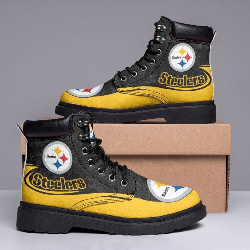 Pittsburgh Steelers TBLCL Boots Back View