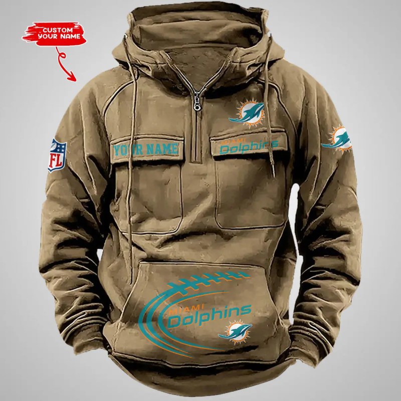 Miami Dolphins Hoodie Back View